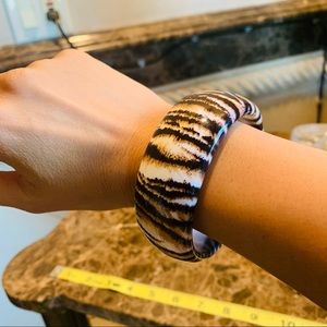 Vintage animal print bracelet
